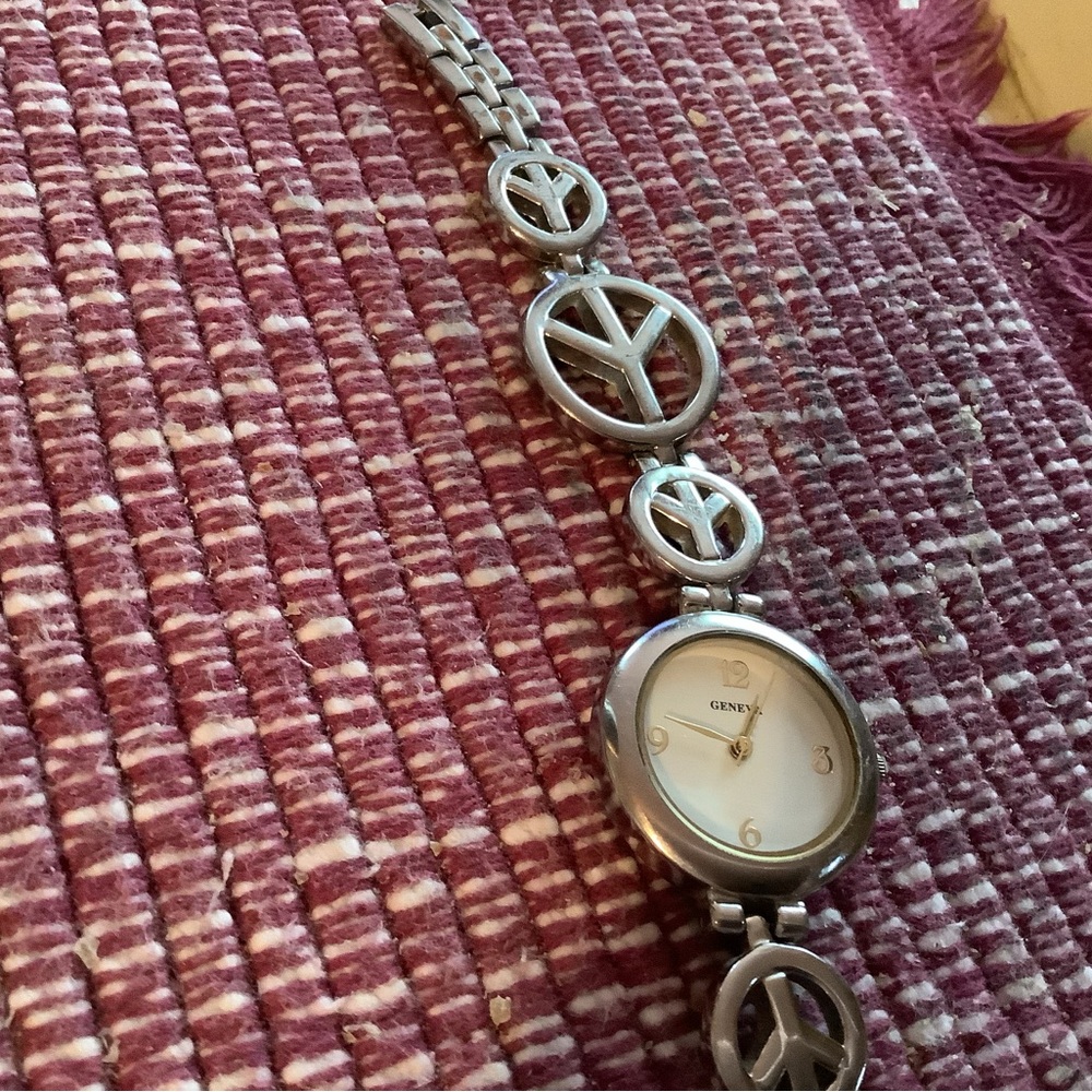 pEACE ..Woman’s or man’s watch  by Geneva..